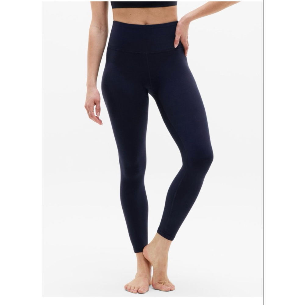 Women's Athleta Elation High Rise 7/8 Legging Large Black - Picture 2 of 11